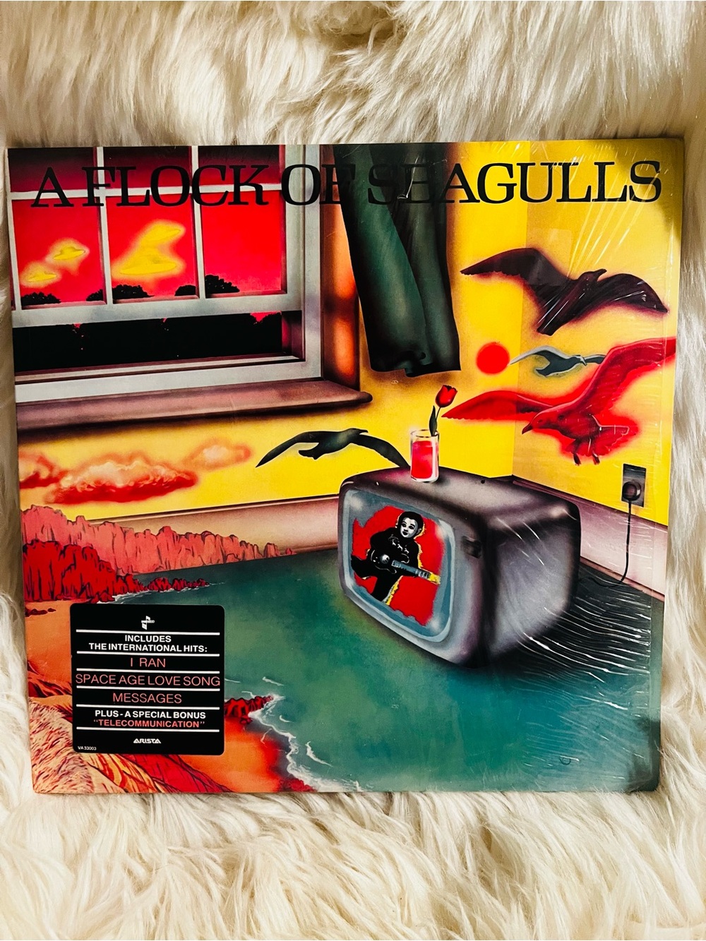 A Flock of Seagulls 1982 12 inch vinyl- Bright Multicolor Artwork